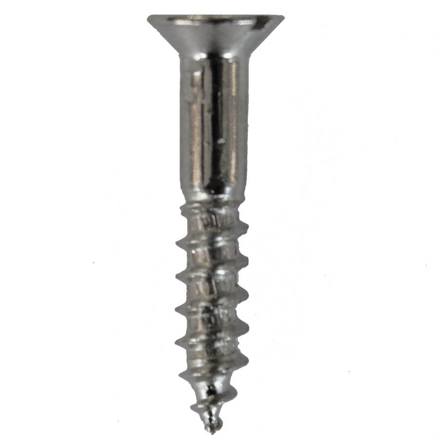 Spårskruv TFS 5 x 5/8 förnicklat stål (bild för) Spårskruv TFS 5 x 5/8 förnicklat stål