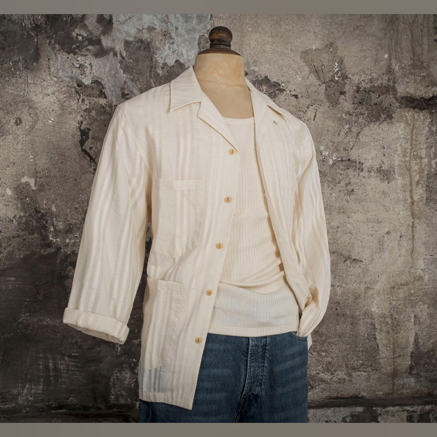 La Chemise Cuba "Guayabera" (skjorta/Fleurs de Bagne) (bild för) La Chemise Cuba "Guayabera" (skjorta/Fleurs de Bagne)