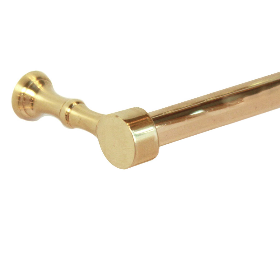 Handduksstång Bistro 115 centimeter med två ändfästen mässing (bild för) Handduksstång Bistro 115 centimeter med två ändfästen mässing